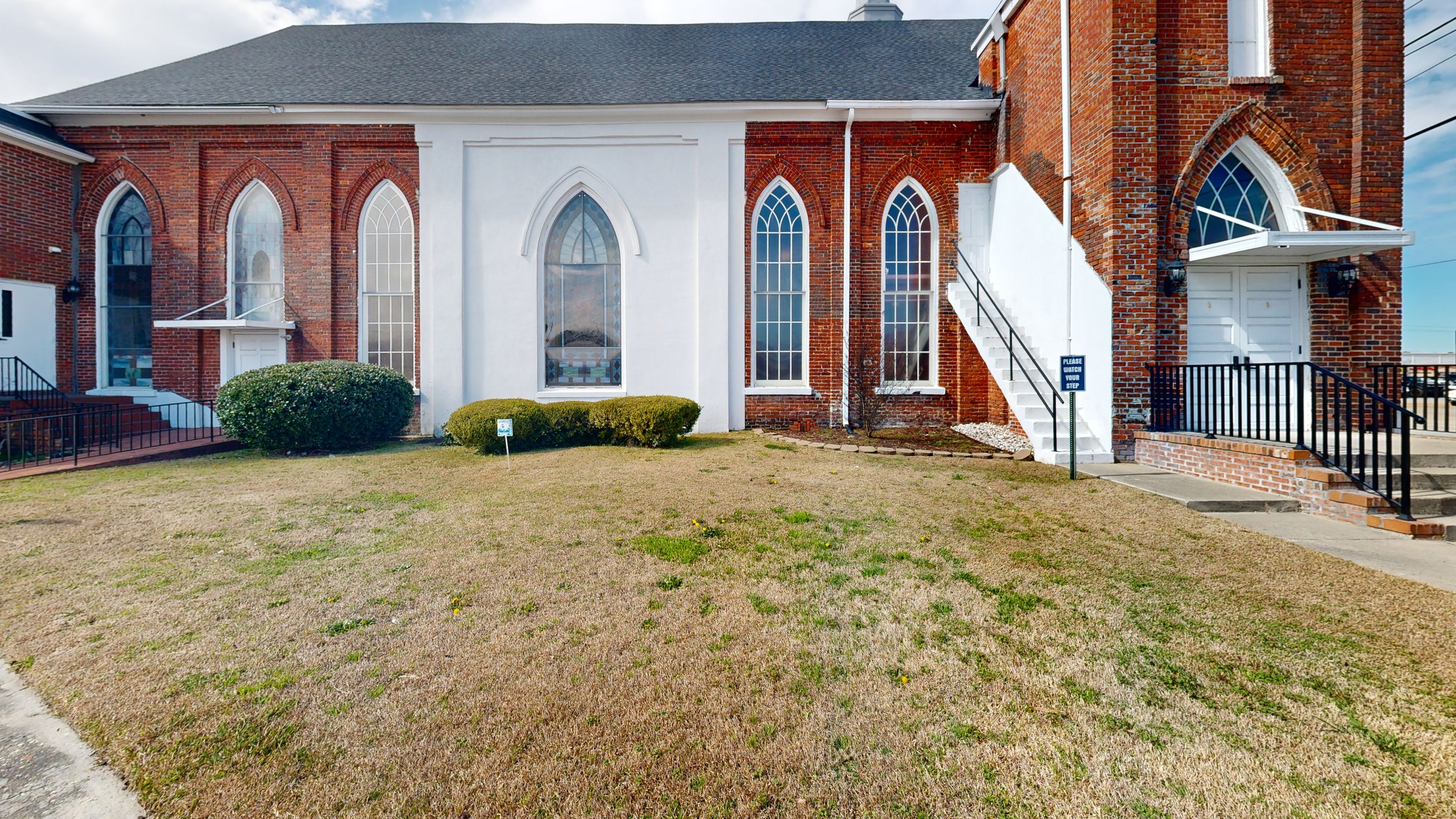 Trinity Baptist Church exterior on West Darlington Street in Florence, SC